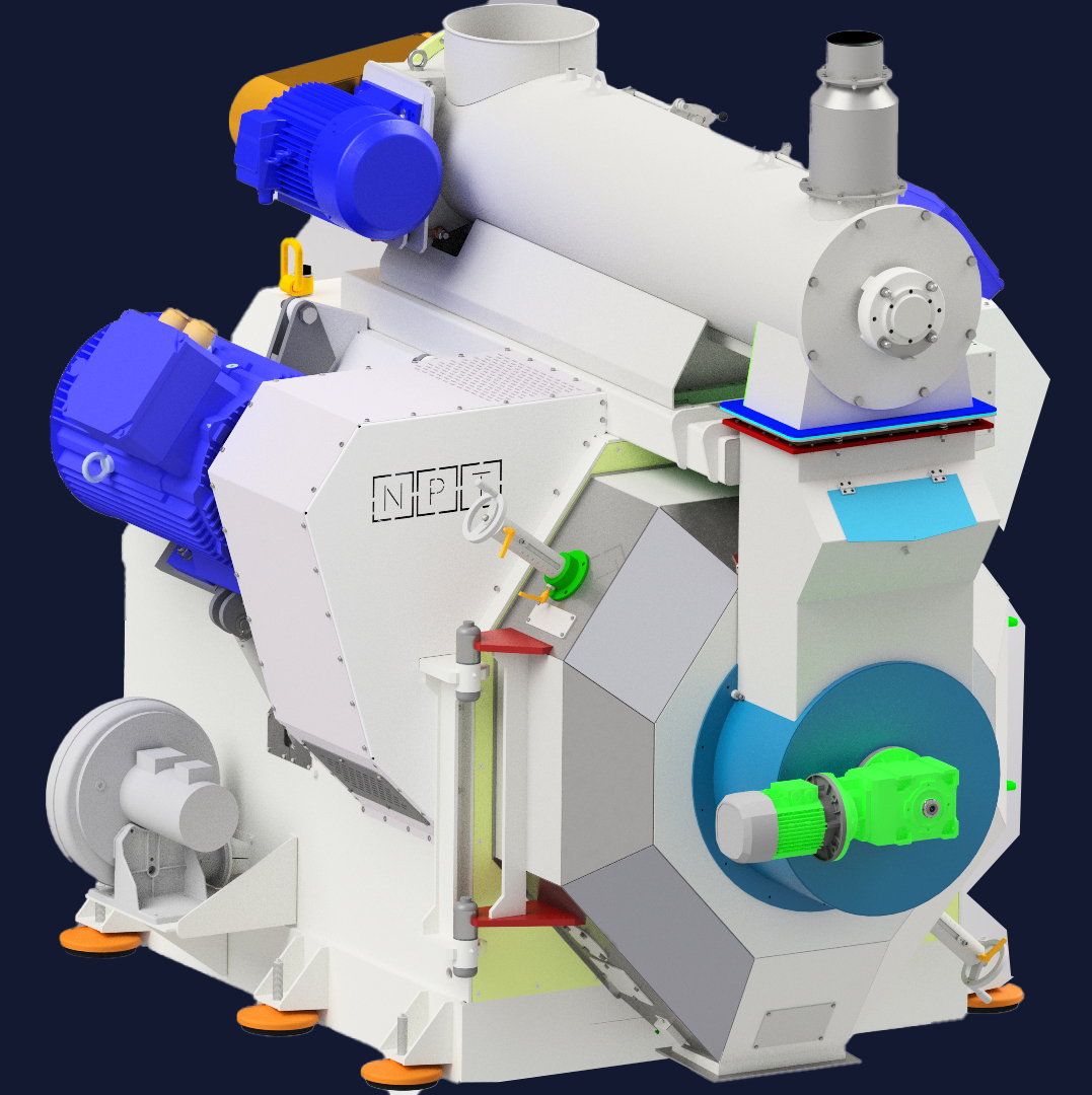 GRB2 880.264 — Industrielle Pelletpresse von Nawrocki